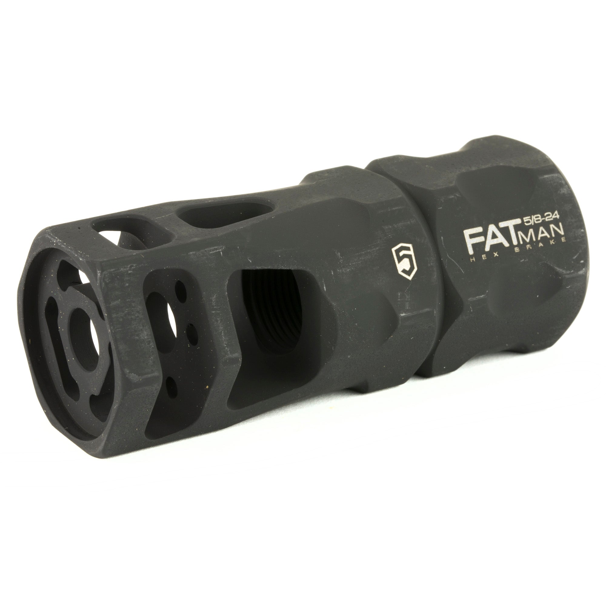 Phase 5 Weapon Systems FATman Hex Brake for 308 Winchester - 5/8-24 Thread