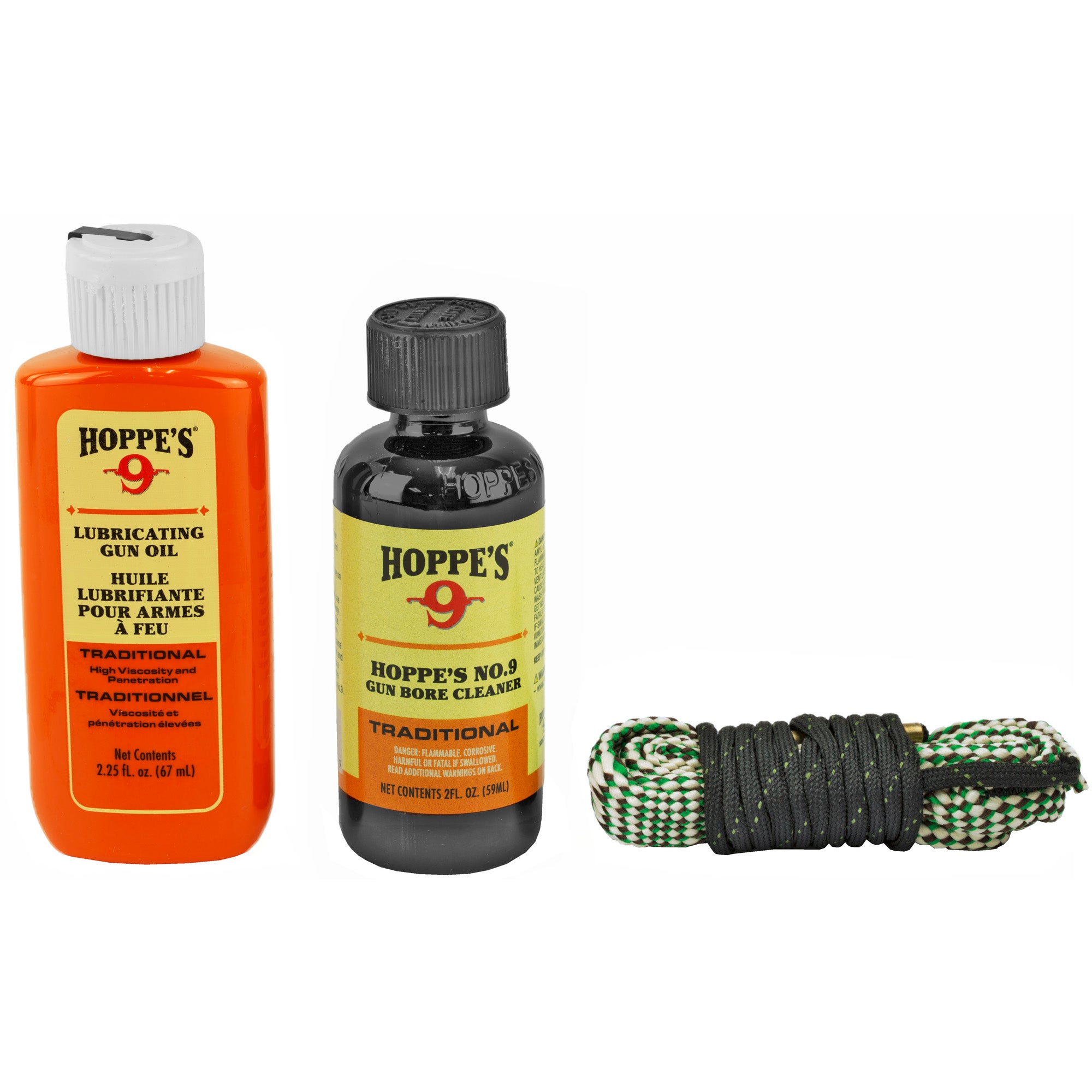 Hoppe's 1-2-3 Done! Rifle Cleaning Kit .30 Caliber for Fast and Easy Gun Maintenance