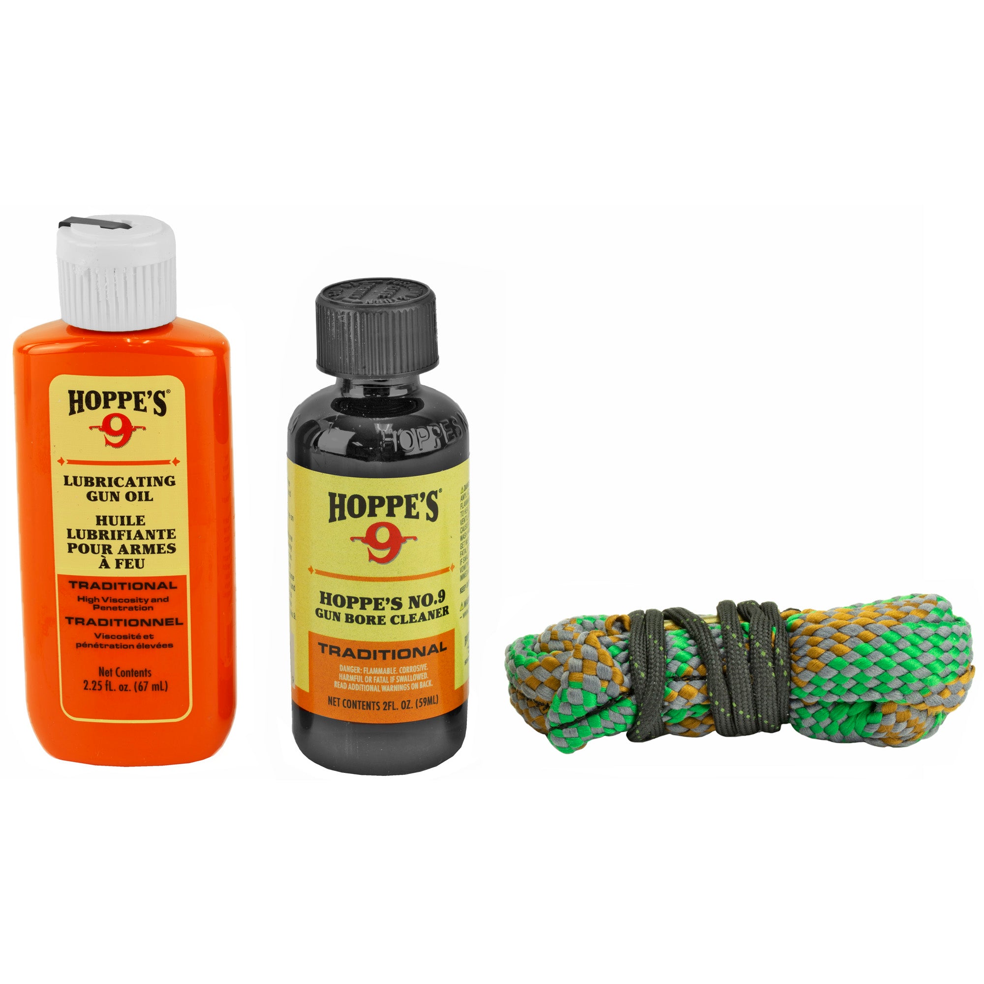 Hoppe's 1-2-3 Done! .40 Caliber Gun Cleaning Kit