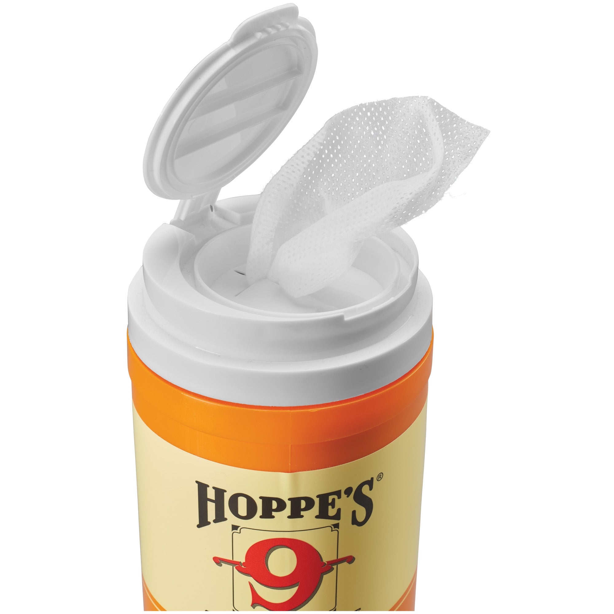 Hoppe's No. 9 Gun Oil Wipes – 120 Count for Firearm Cleaning and Maintenance