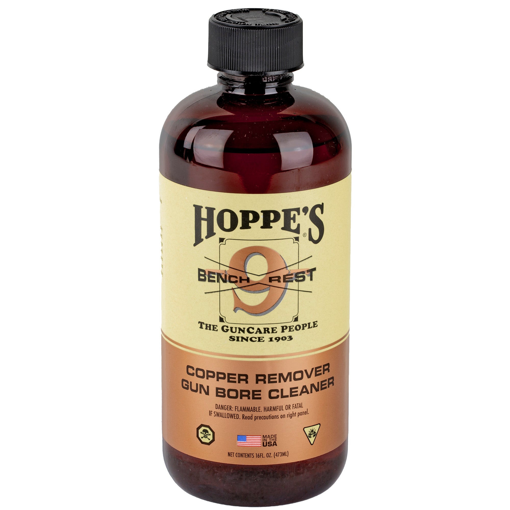 Hoppe's #9 Pint Bench Rest Gun Cleaner and Lubricant - Model BR916