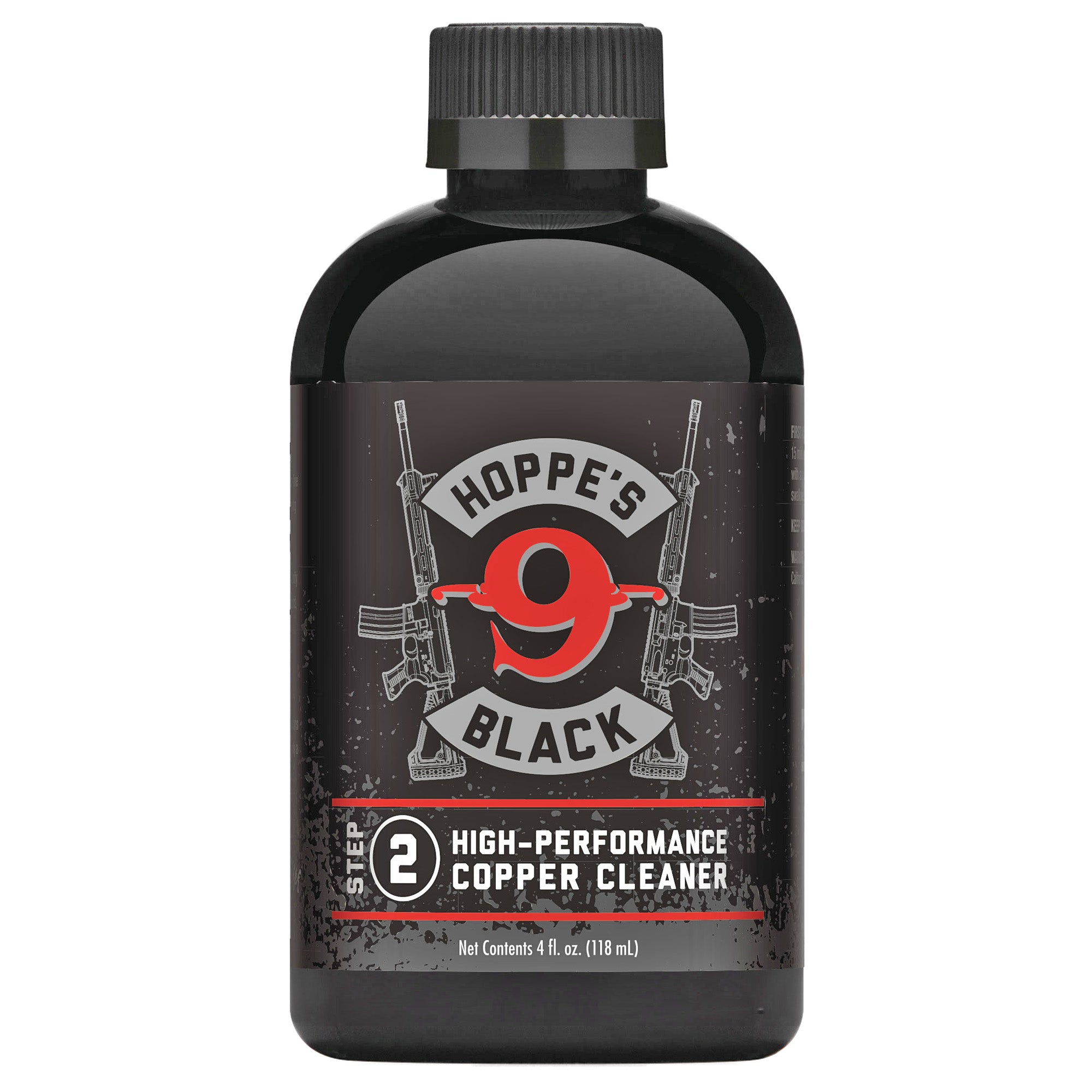 Hoppe's Black Copper Cleaner 4oz - Precision Copper and Bore Cleaner for Modern Firearms