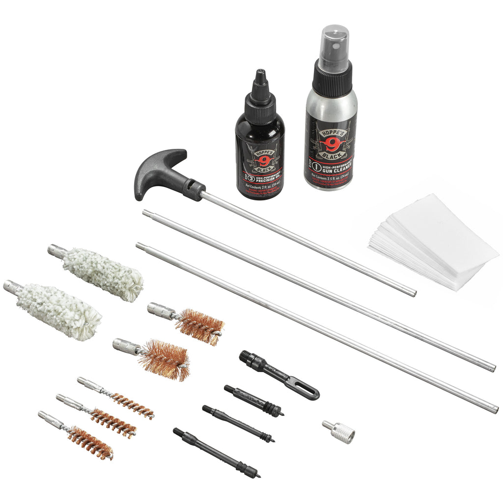 Hoppe's Black Universal Cleaning Kit - High-Performance Firearm Maintenance for MSRs and More