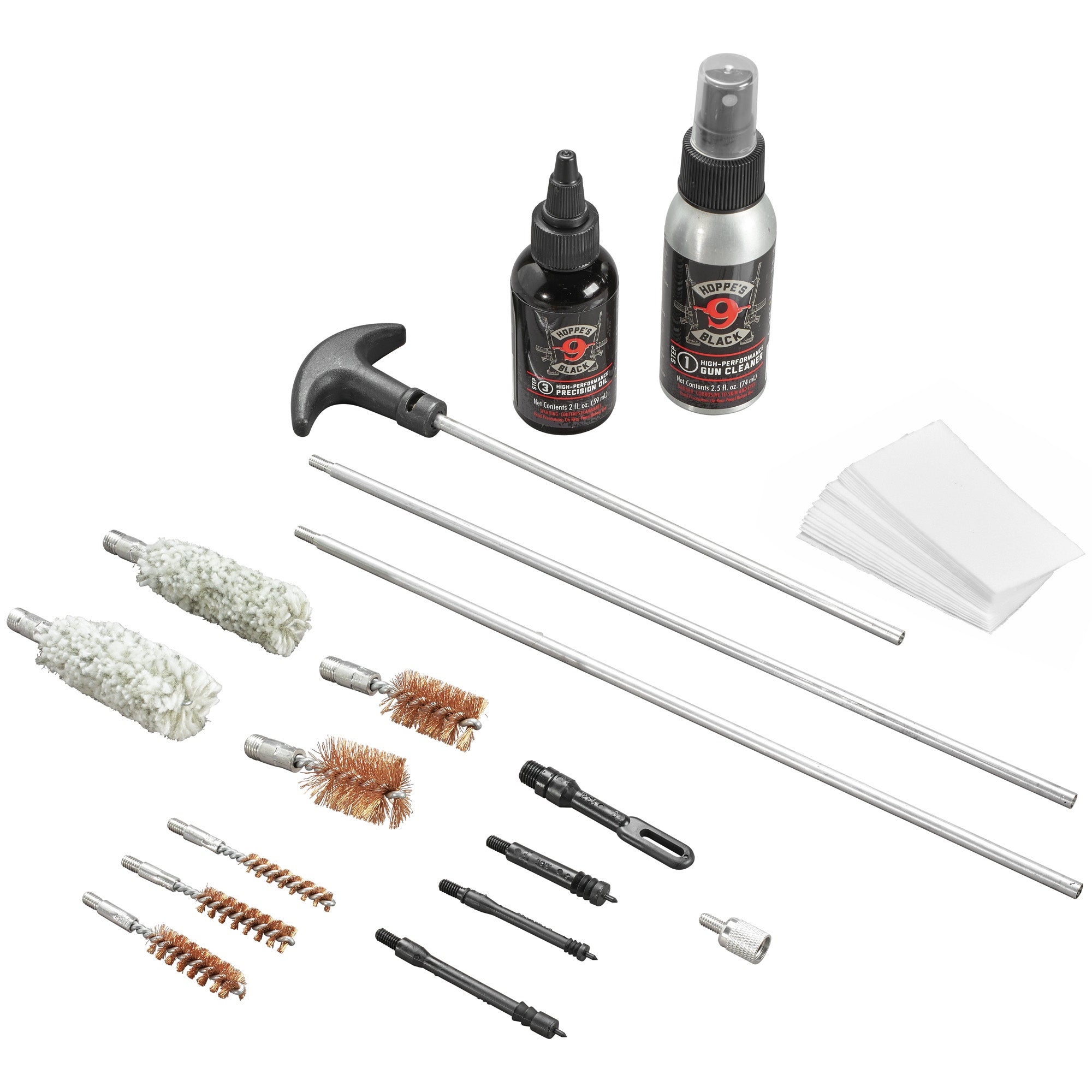 Hoppe's Black Universal Cleaning Kit - High-Performance Firearm Maintenance for MSRs and More