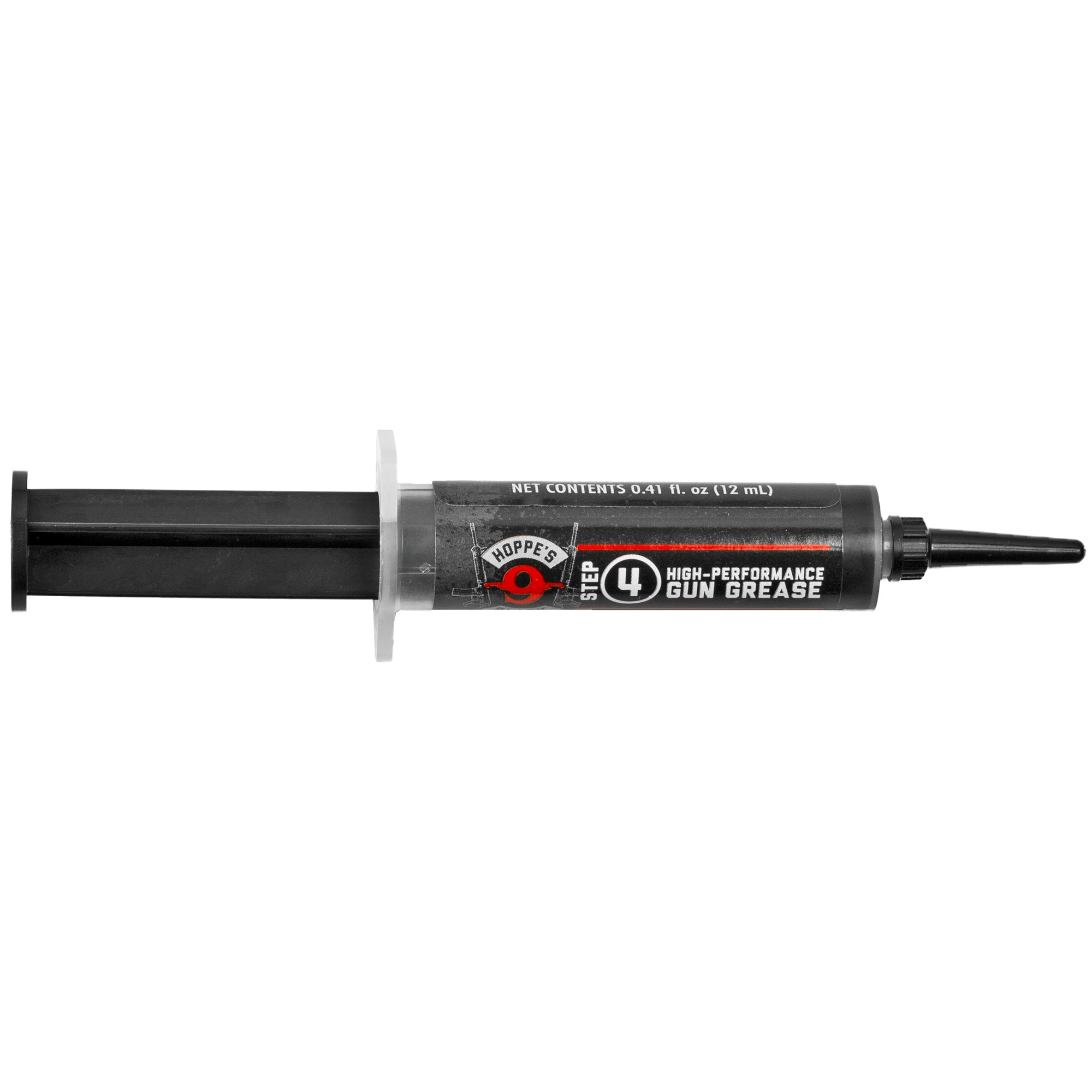 Hoppe's Black Grease Syringe 12cc - High-Performance Firearm Lubricant