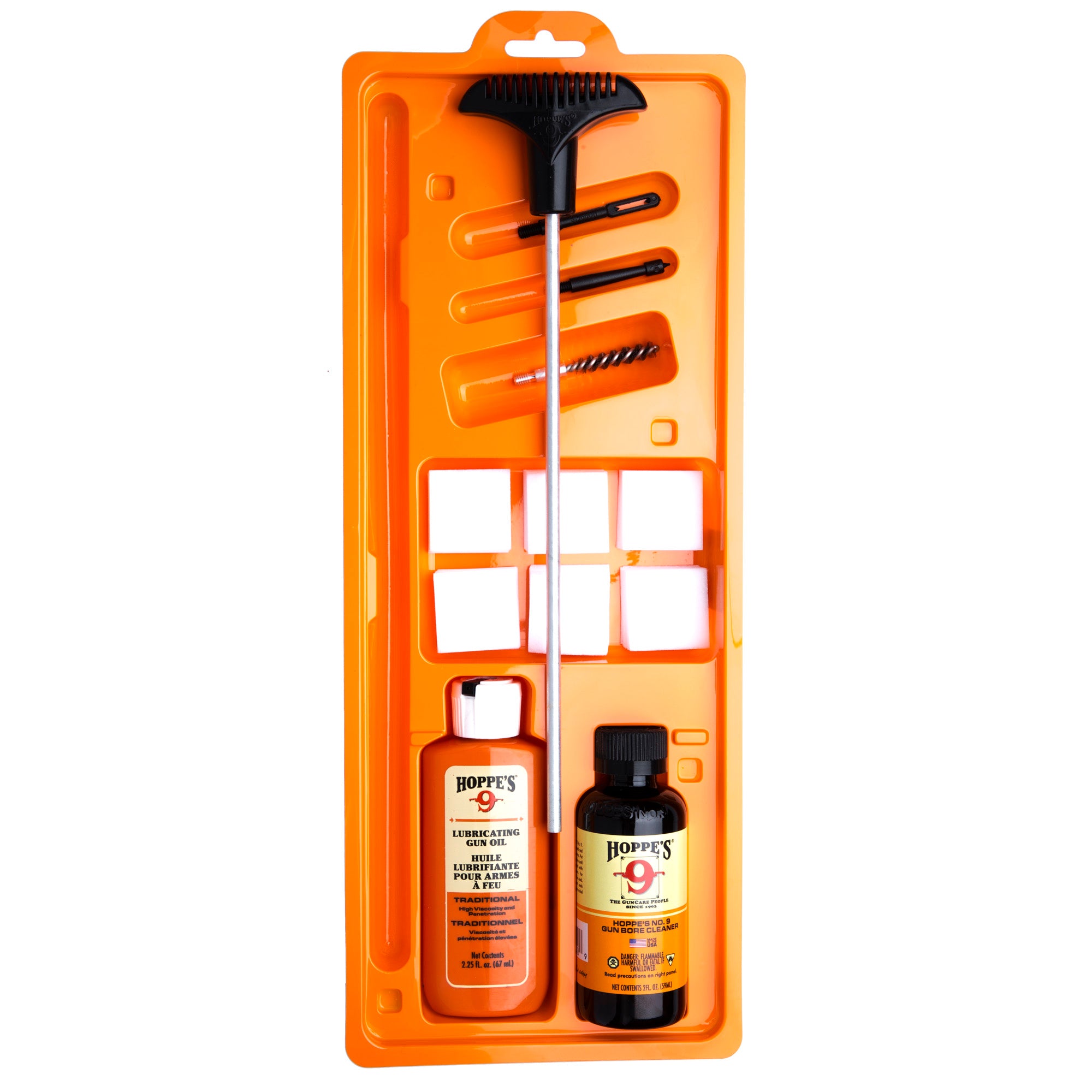 Hoppe's .22 Caliber Pistol Cleaning Kit Clam Pack - PCO22B