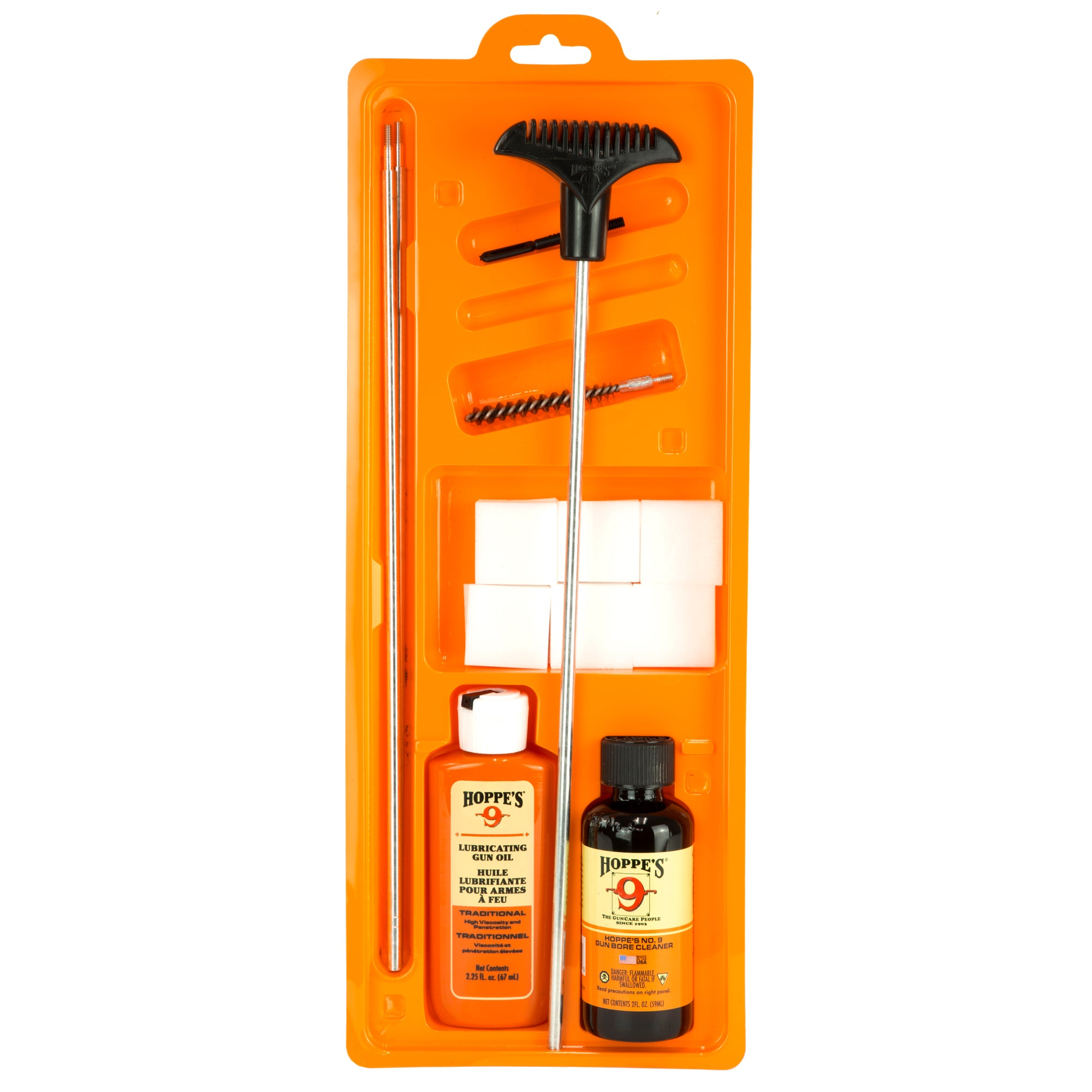 Hoppe's U243B 243/6mm Rifle Cleaning Kit - Clam Pack