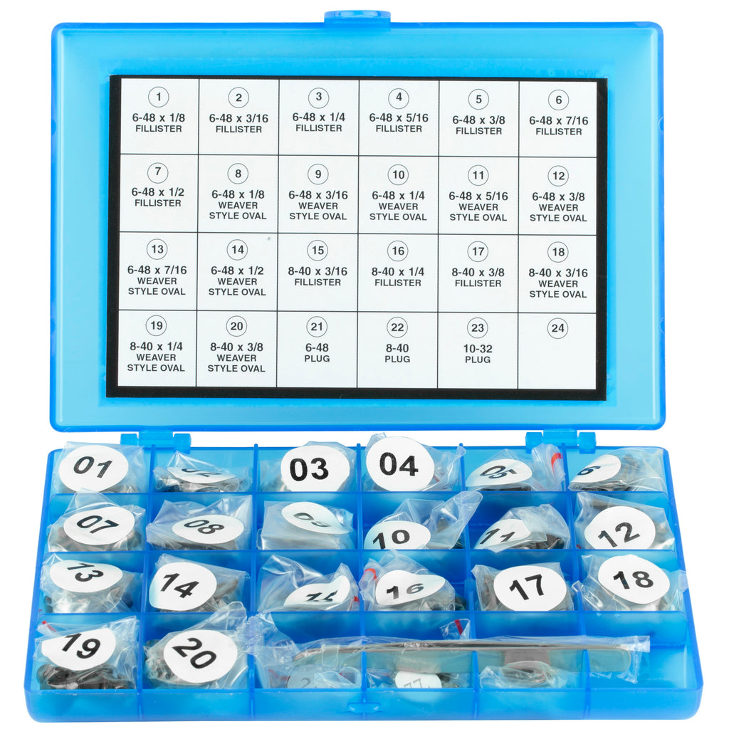Pachmayr Master Gunsmith 277 Piece Screw Kit - Black