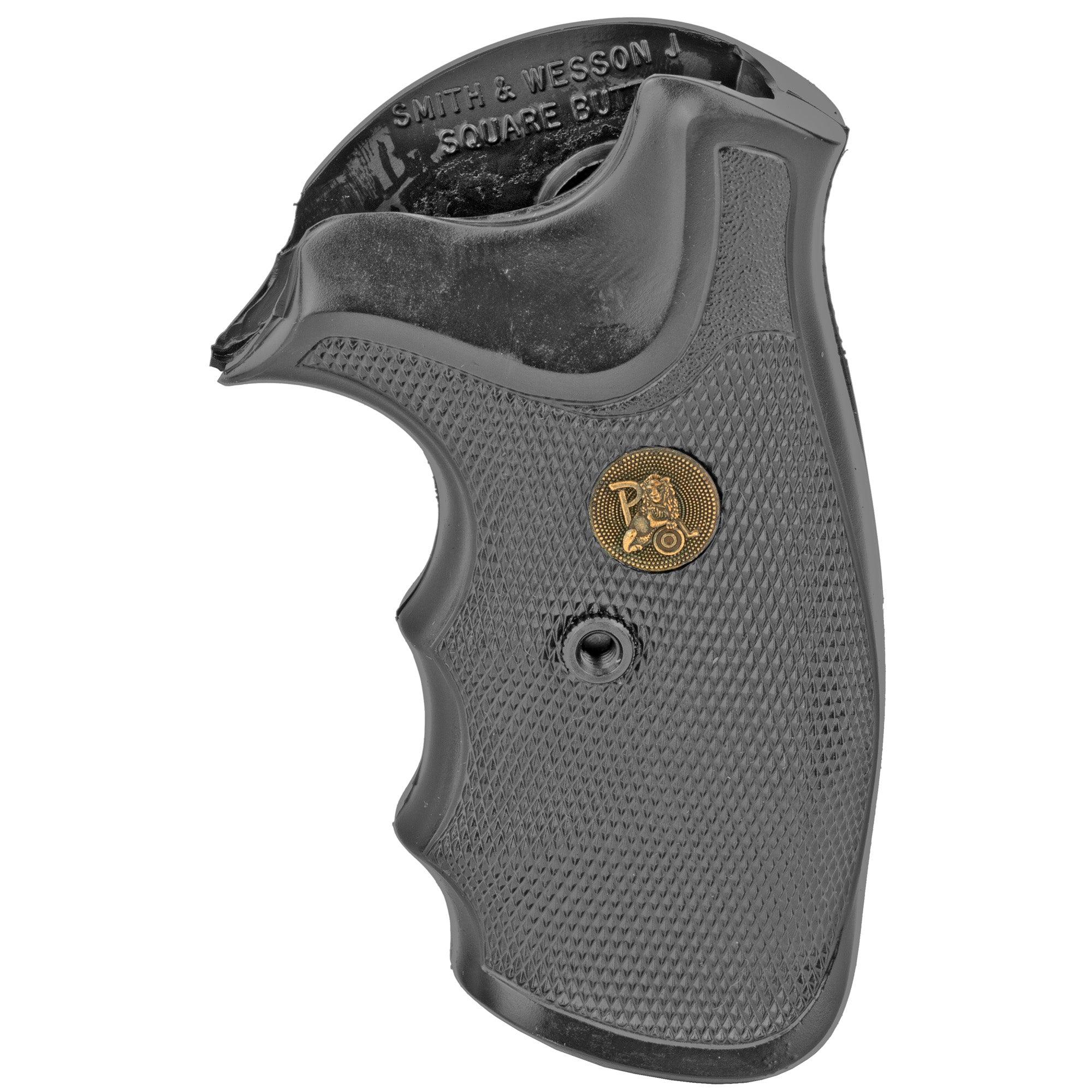 Pachmayr PK03250 Revolver Gripper for Smith & Wesson J-Frame Square Butt, Black