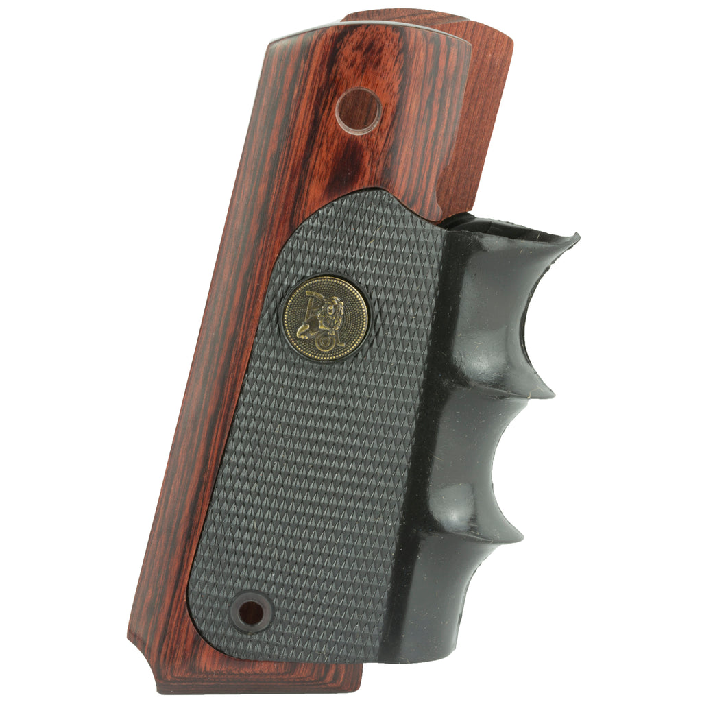 Pachmayr American Legend Pistol Grip for Colt 1911 with Dual-Material Rubber and Rosewood Laminate