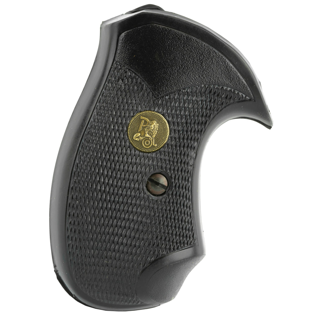 Pachmayr PK3255 Compact Revolver Grip for Smith & Wesson J-Frame - Black Rubber