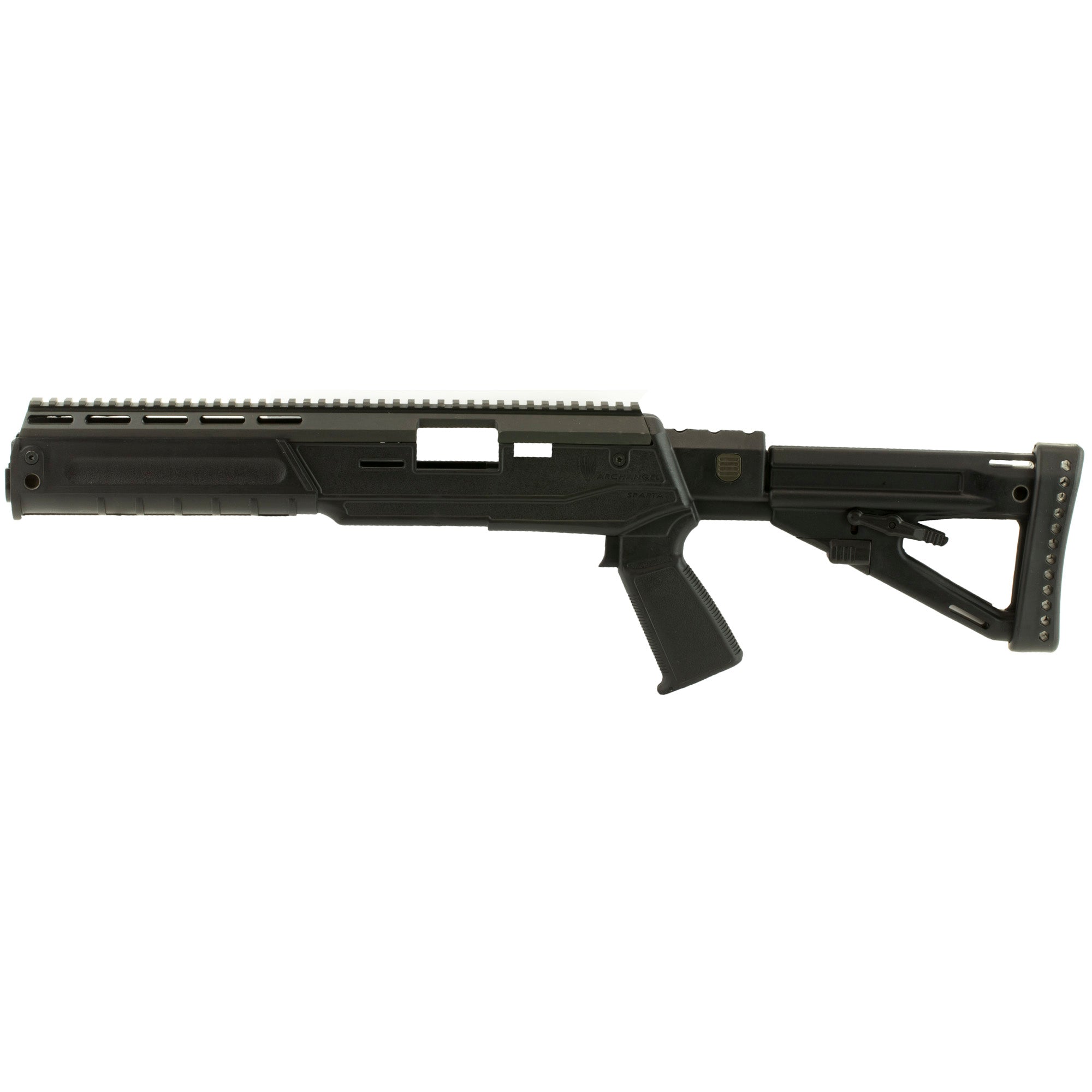 ProMag Industries Archangel Mini 14 Sparta Stock in Black – Adjustable Pistol Grip with M1913 Rail