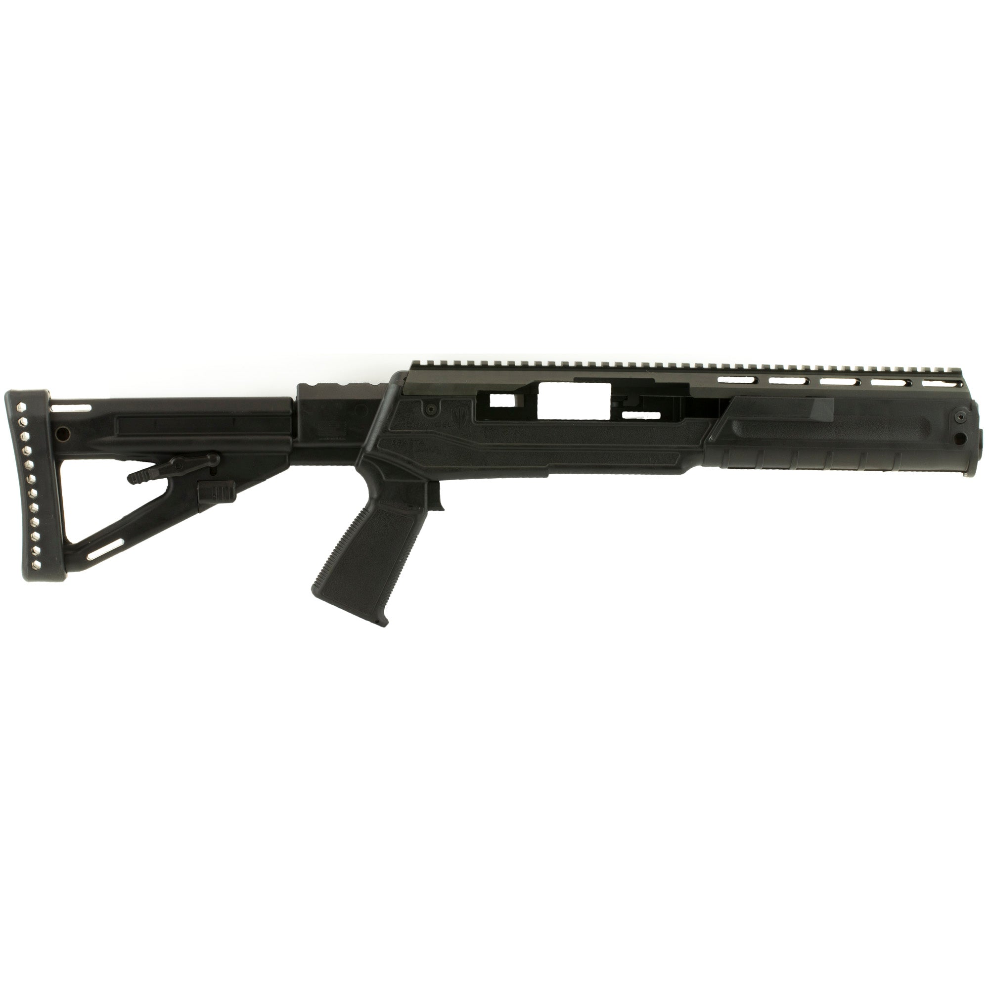 ProMag Industries Archangel Mini 14 Sparta Stock in Black – Adjustable Pistol Grip with M1913 Rail