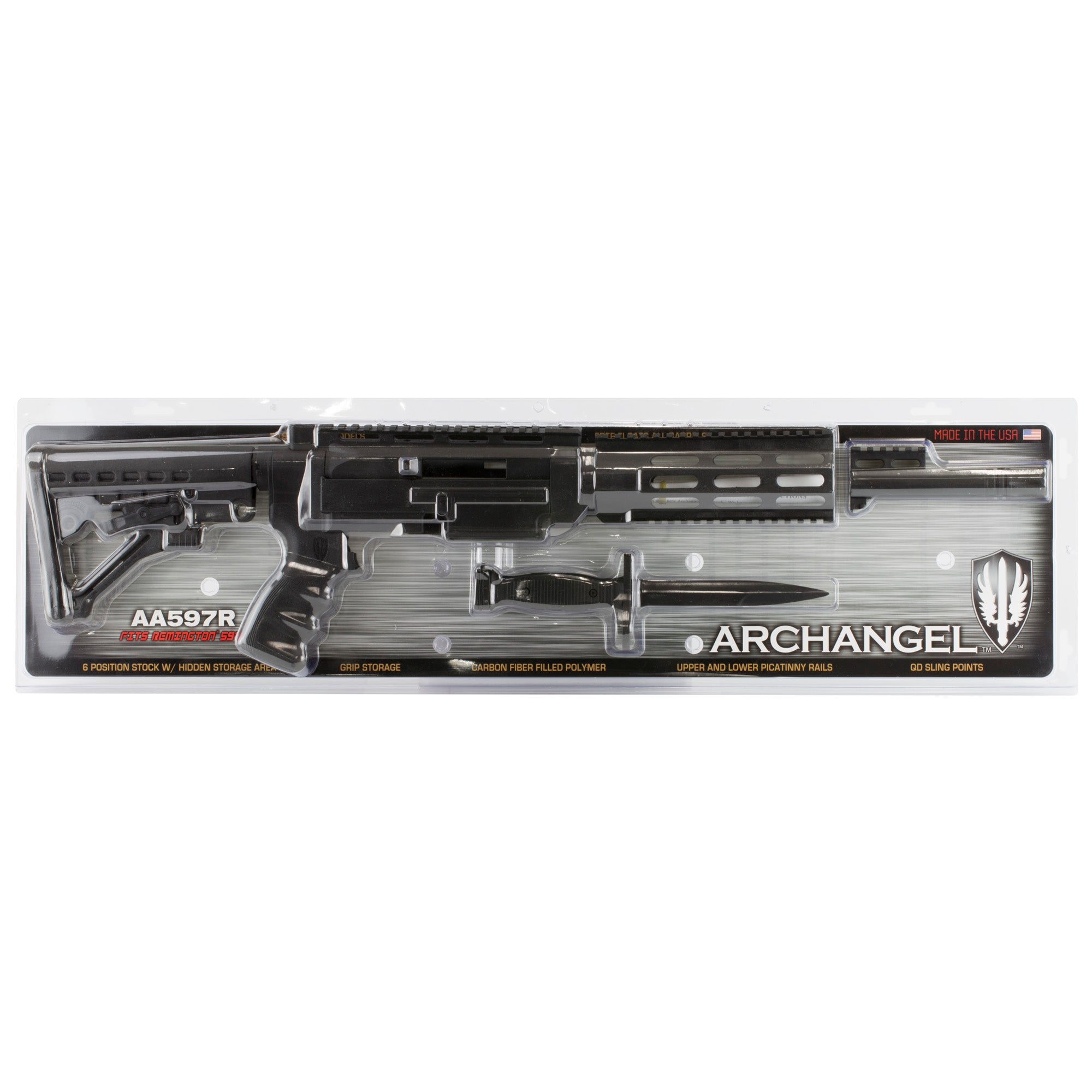 ProMag Industries ARCHANGEL AA597R Adjustable Stock for Remington 597 - Black