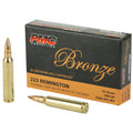 PMC Ammunition Bronze .223 Remington 55 Grain Full Metal Jacket, 20 Rounds per Box