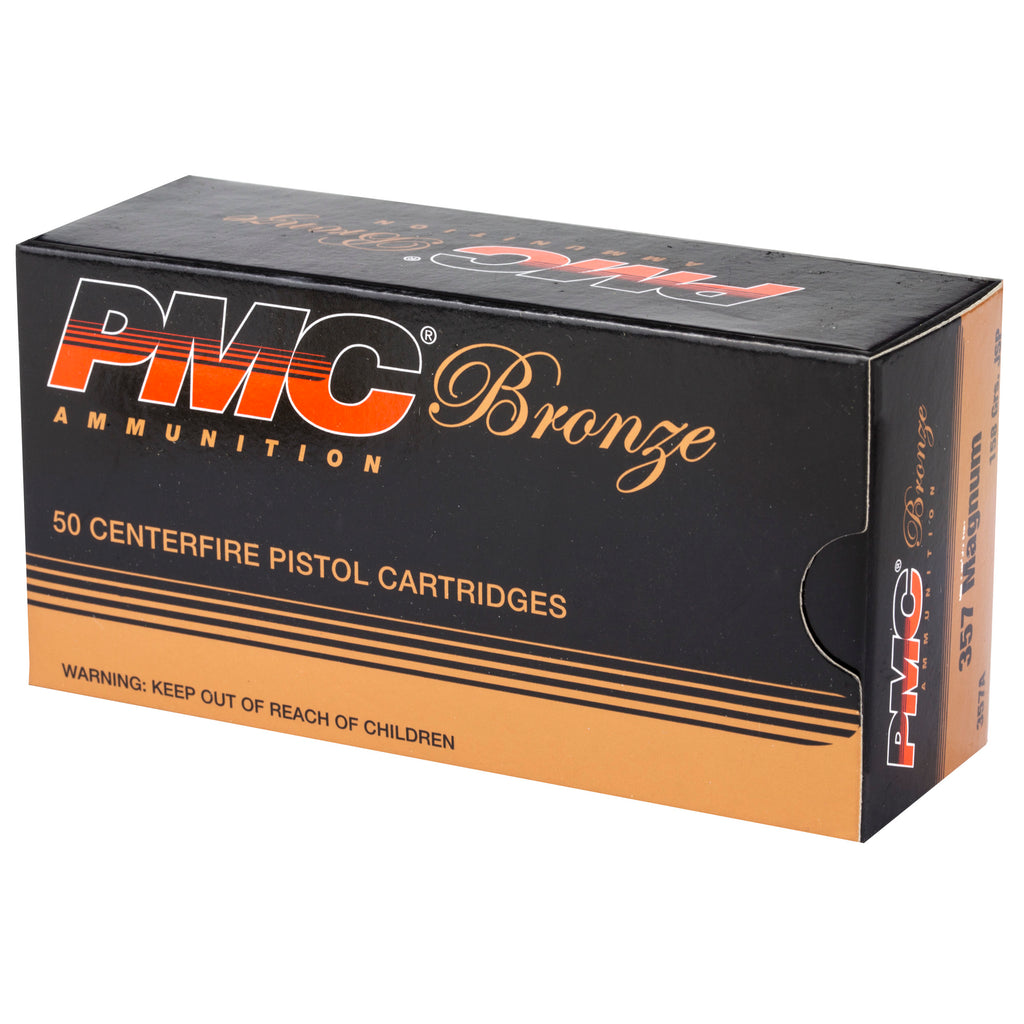 PMC Ammunition Bronze .357 Magnum 158 Grain Jacketed Soft Point (50/Box, 1000/Case)