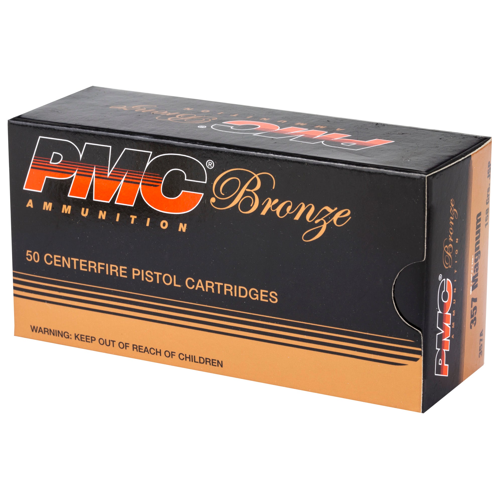 PMC Ammunition Bronze .357 Magnum 158 Grain Jacketed Soft Point (50/Box, 1000/Case)
