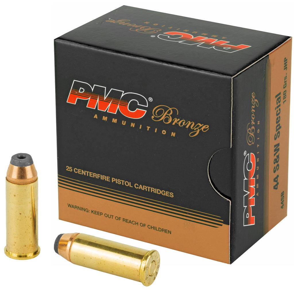 PMC Ammunition Bronze Series 44 Special Hollow Point 180 Grain – 25 Rounds Per Box