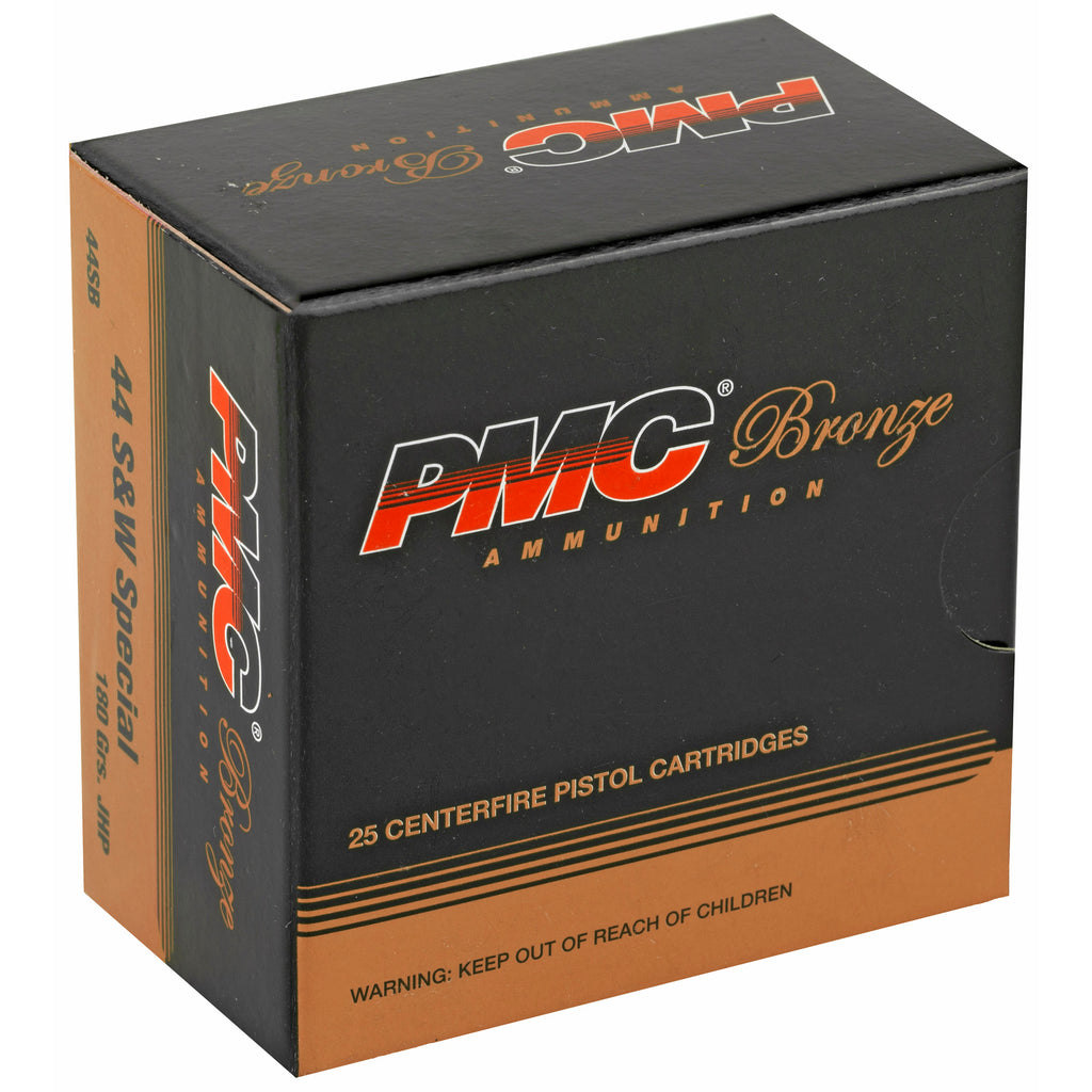 PMC Ammunition Bronze Series 44 Special Hollow Point 180 Grain – 25 Rounds Per Box