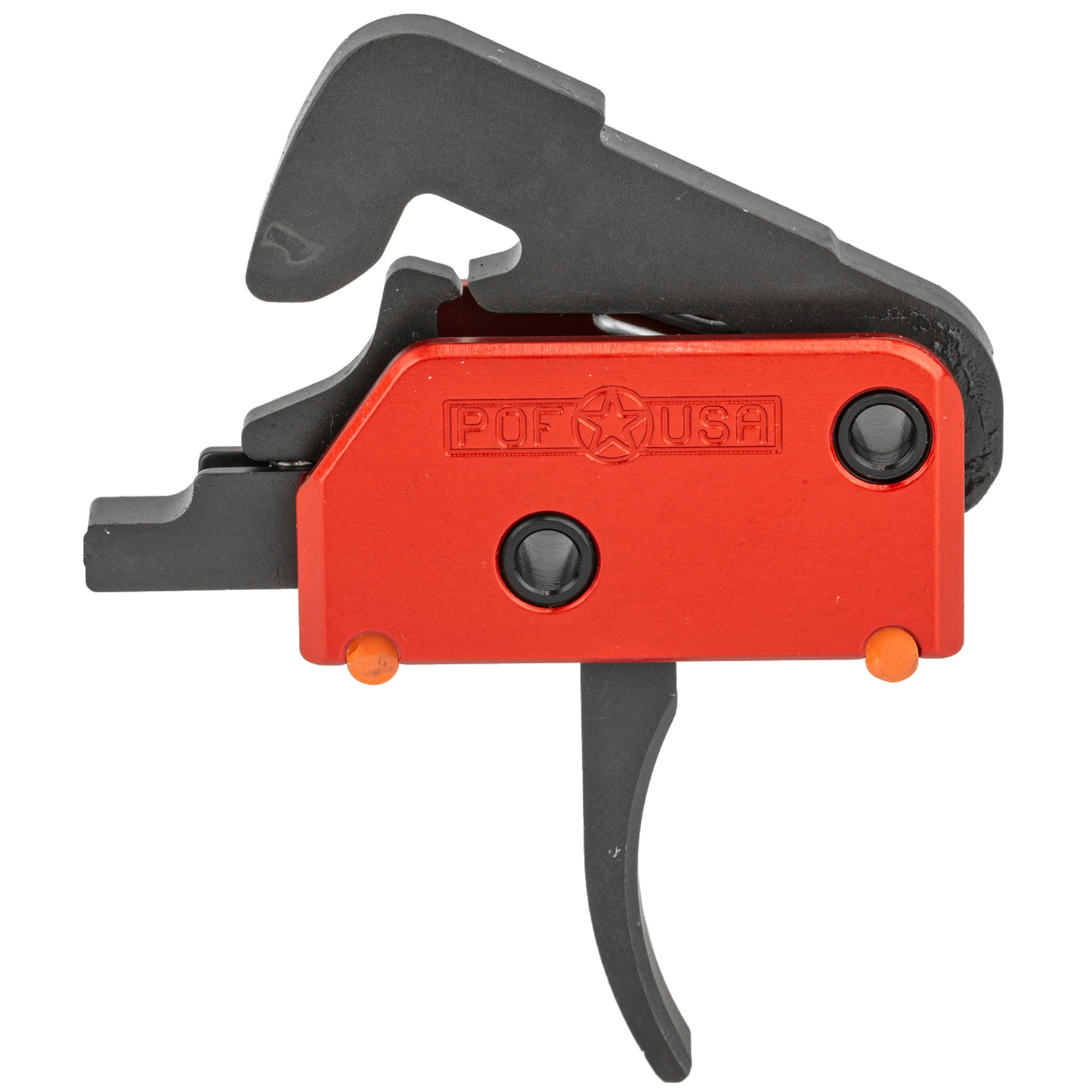 Patriot Ordnance Factory POF00457 Single Stage Curved Drop-In Trigger with 4.5 lb Pull Weight