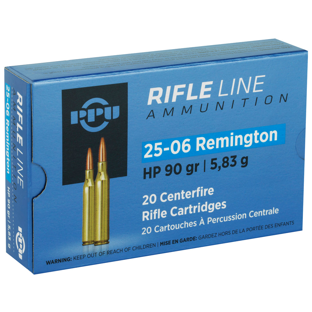 Prvi Partizan PPU 25-06 Remington Hollow Point Rifle Ammunition, 90 Grain (20 Rounds per Box, 200 per Case)