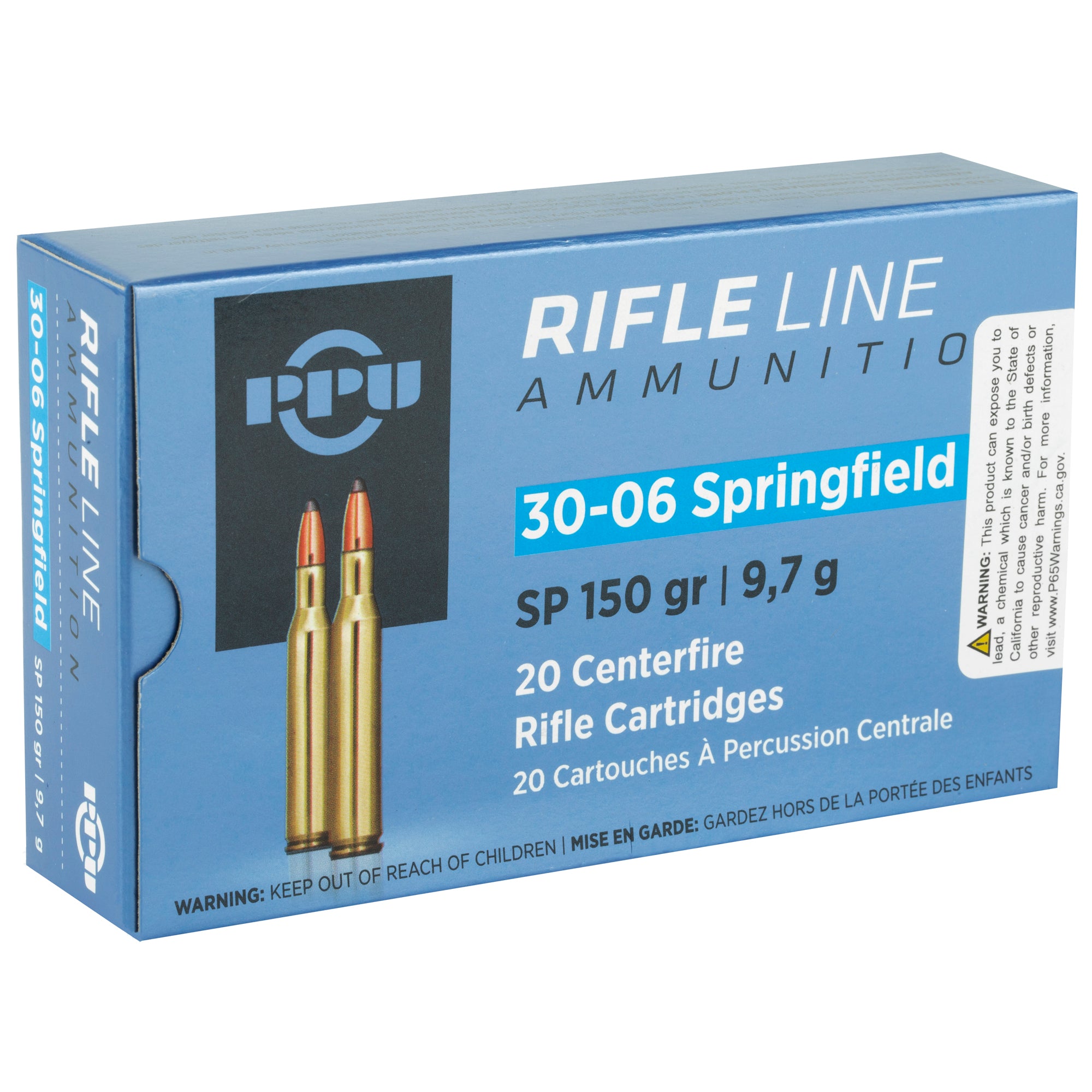 Prvi Partizan PPU 30-06 Springfield 150 Grain Soft Point Rifle Ammunition (20 Rounds per Box)