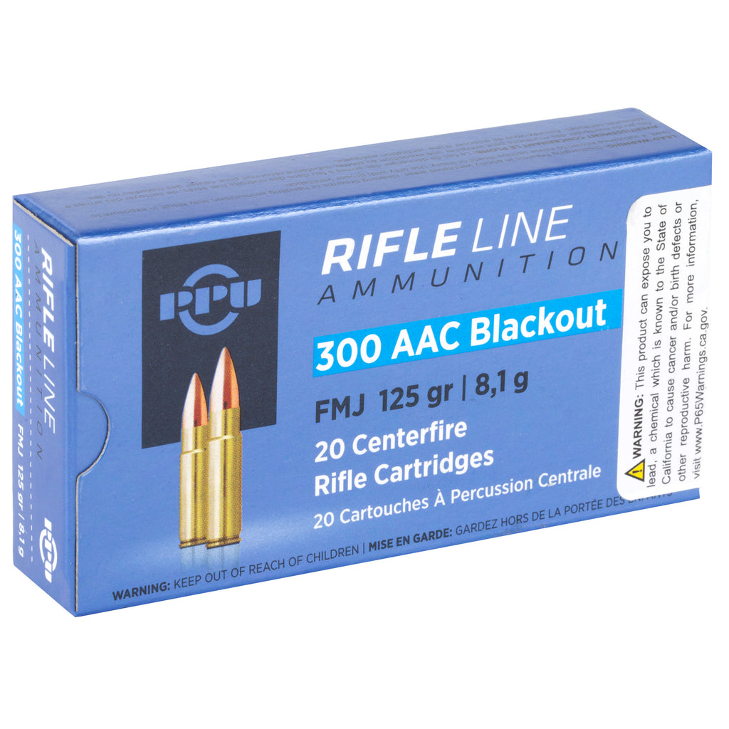Prvi Partizan PPU 300 Blackout FMJ 125-Grain Rifle Ammunition (20 Rounds per Box)