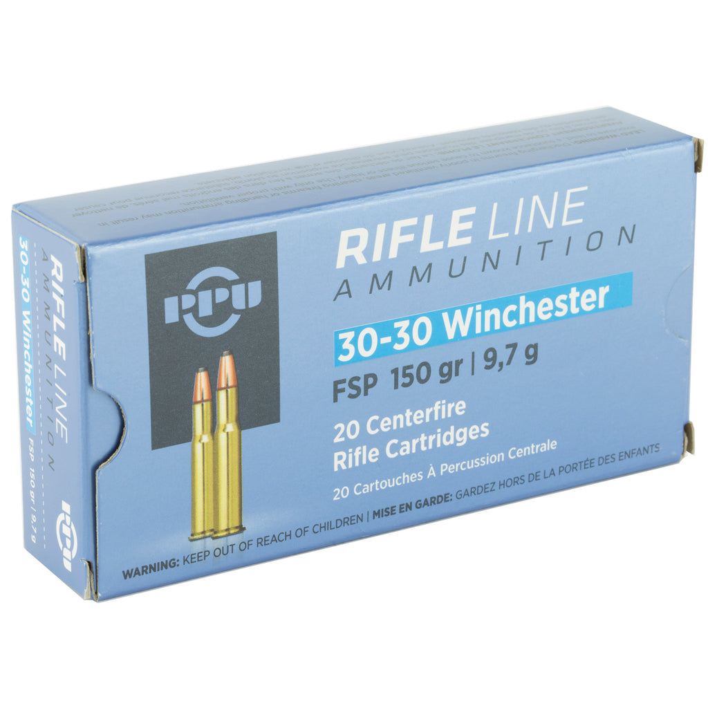 Prvi Partizan PPU 30-30 Winchester Flat Soft Point Ammunition – 150 Grain, 20 Rounds per Box