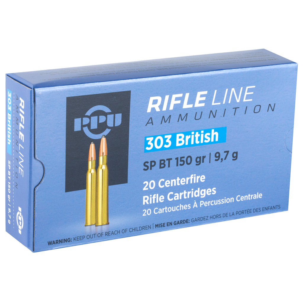 Prvi Partizan PPU 303 British Soft Point Ammunition - 150 Grain, 20 Rounds Per Box