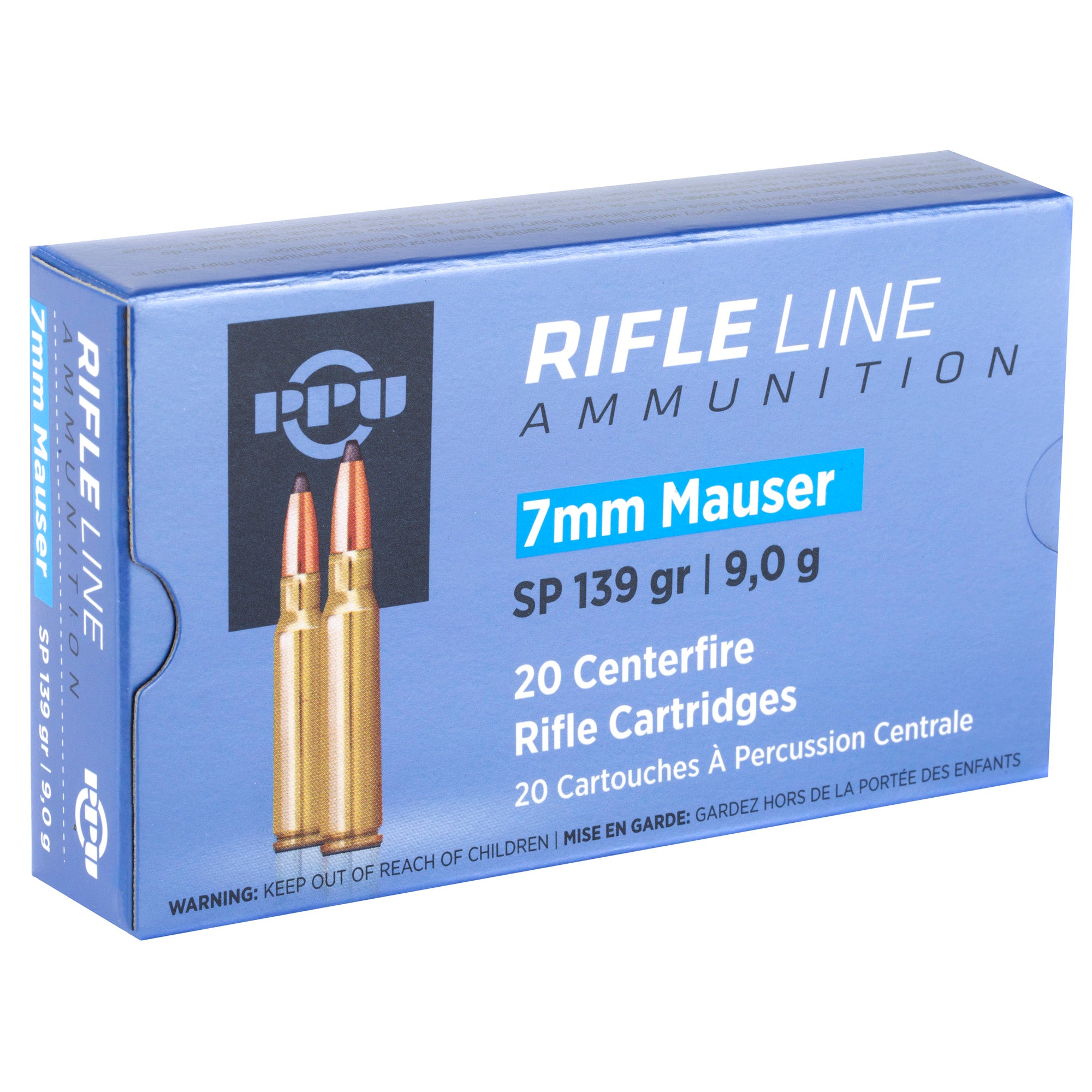 Prvi Partizan PPU 7mm Mauser Soft Point Ammunition - 139 Grain, 20 Rounds per Box