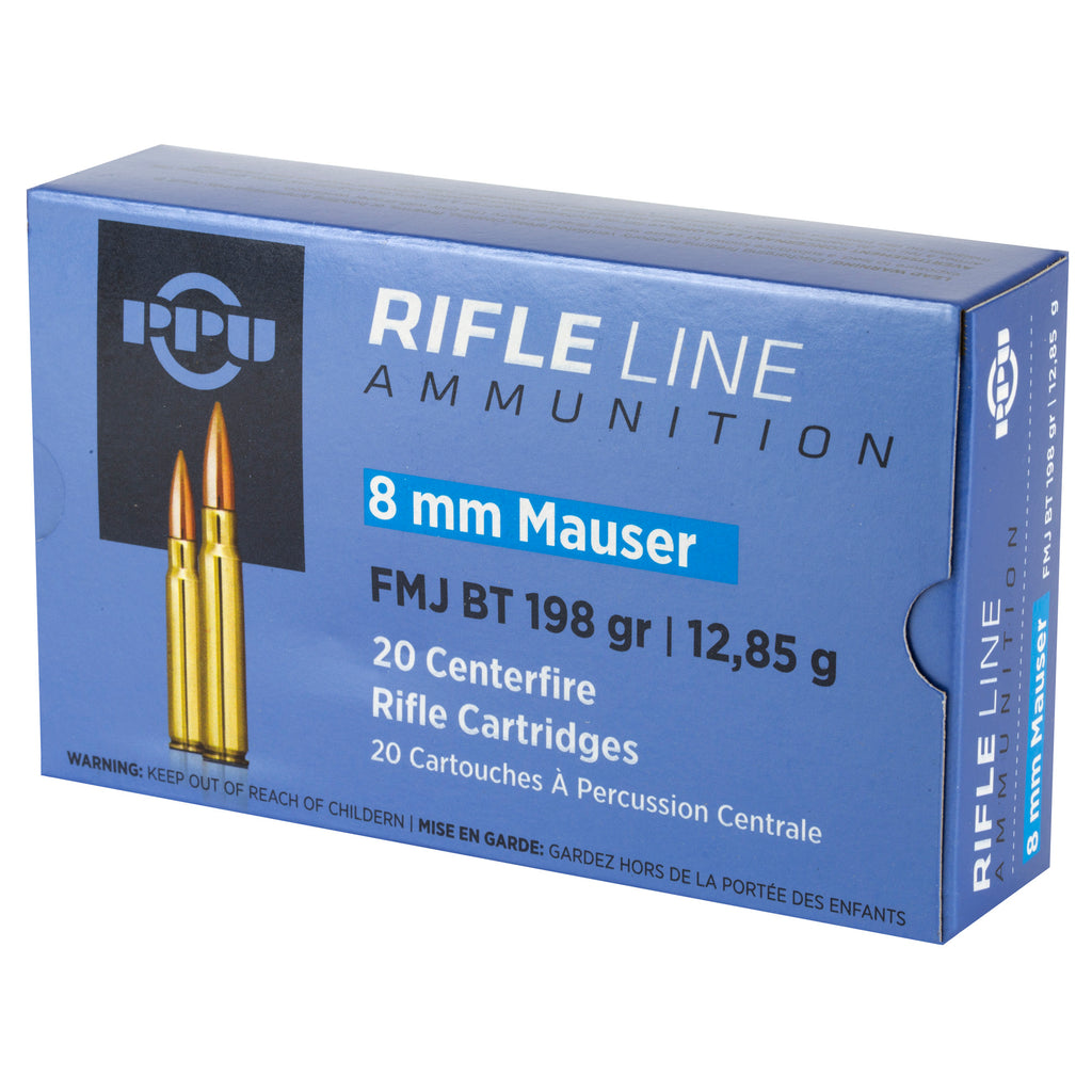 Prvi Partizan PPU 8mm Mauser Full Metal Jacket 198-Grain Rifle Ammunition (20 Rounds per Box)