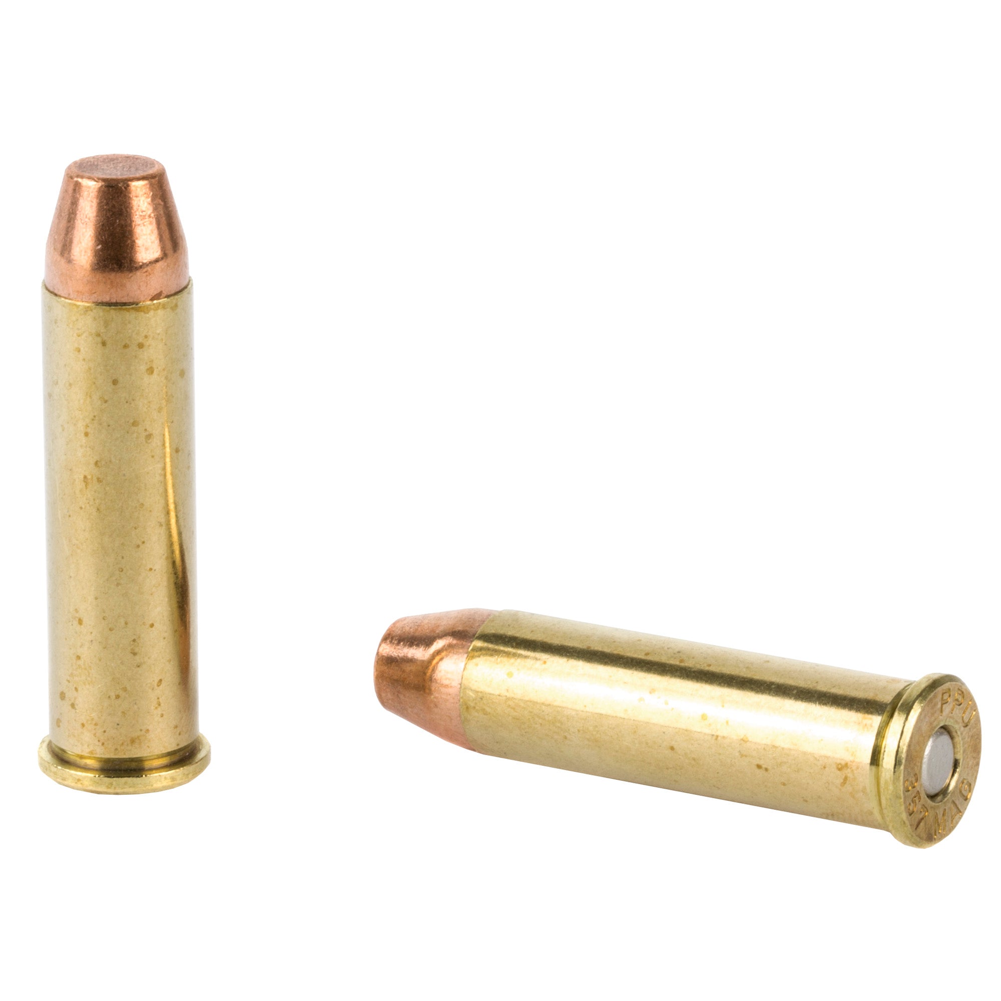 Prvi Partizan PPH357MF 357 Magnum Flat Nose Pistol Ammunition - 158 Grain, Brass Cased, Non-Corrosive, 50 Rounds per Box