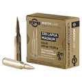 Prvi Partizan PPU Match Line 338 Lapua Magnum 240-Grain Full Metal Jacket Ammunition, 10 Rounds per Box