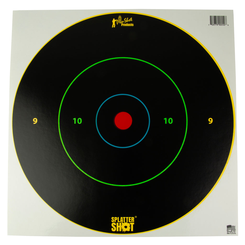 Pro-Shot Products Bullseye Target 12 Inch Multi-Color 5-Pack