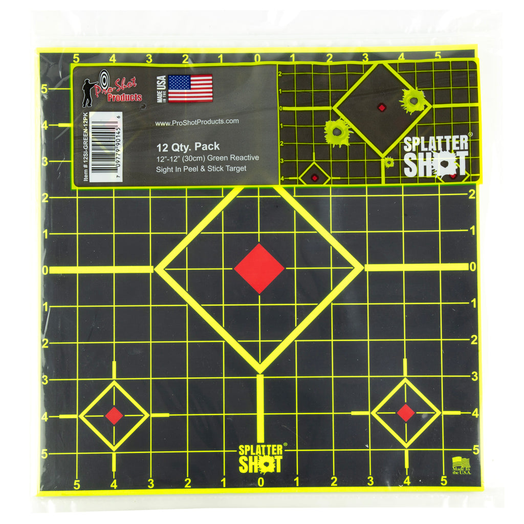 Pro-Shot Products Splatter Shot Green Sight - 12 Pack