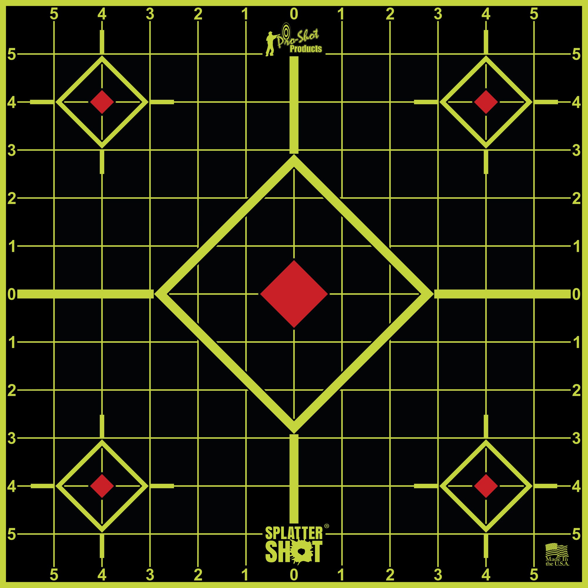 Pro-Shot Products Splatter Shot 12-Gauge Green Sight-In Targets (5 Pack)