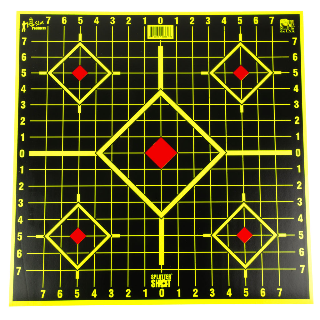 Pro-Shot Products Splatter Shot 17.75-Inch Sight-In Targets (5 Pack)