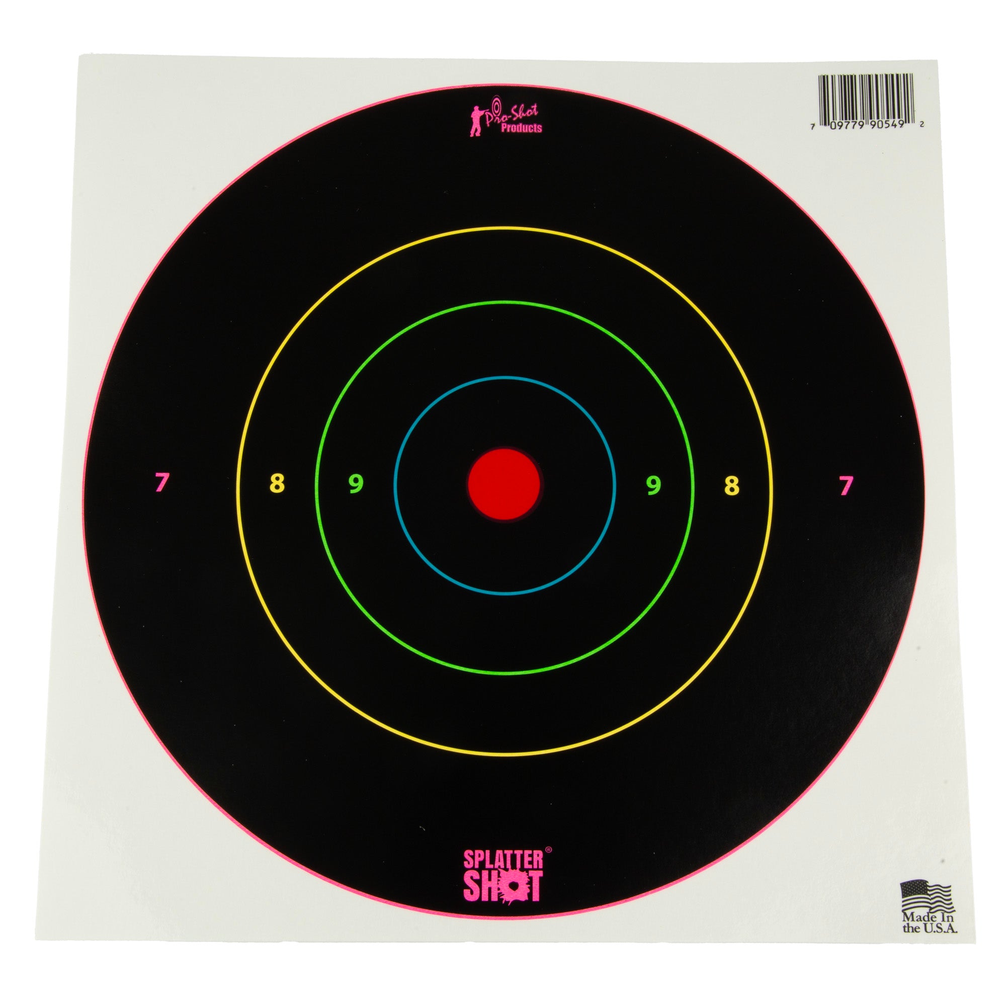 Pro-Shot Products Bullseye Target 8-inch Multi-Color Set of 6