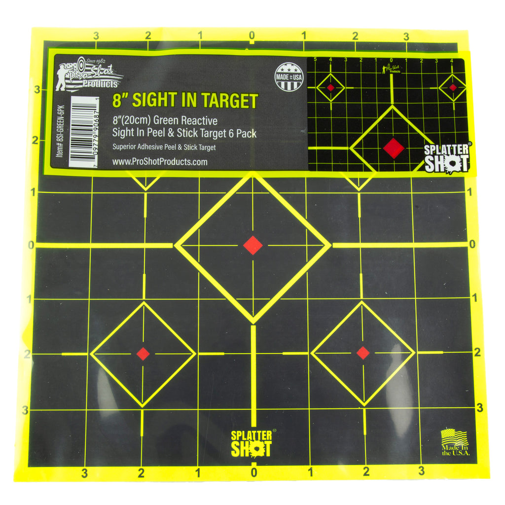 Pro-Shot Products Splatter Shot 8 Green Sight - Pack of 6