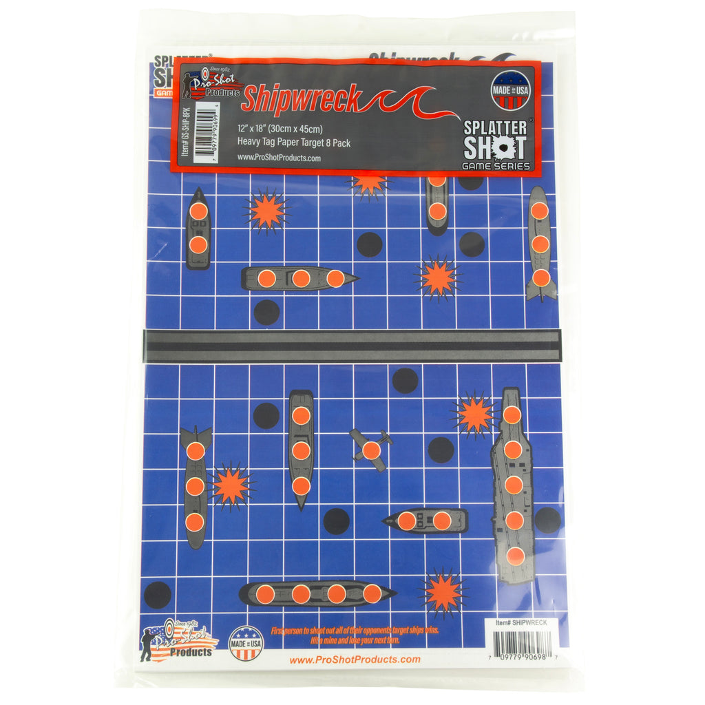 Pro-Shot Products Splatter Shot 12x18 Display Sheets (8 Pack)