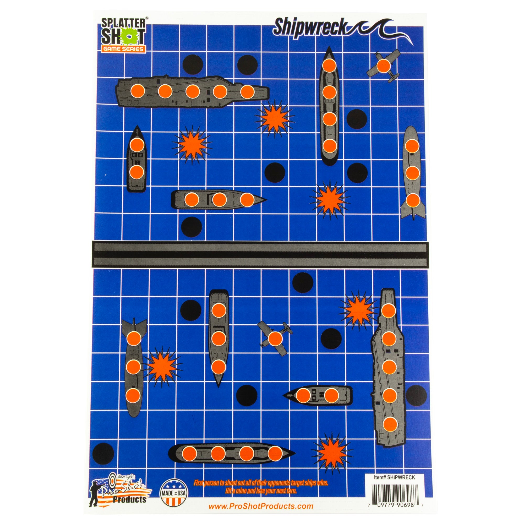 Pro-Shot Products Splatter Shot 12x18 Display Sheets (8 Pack)