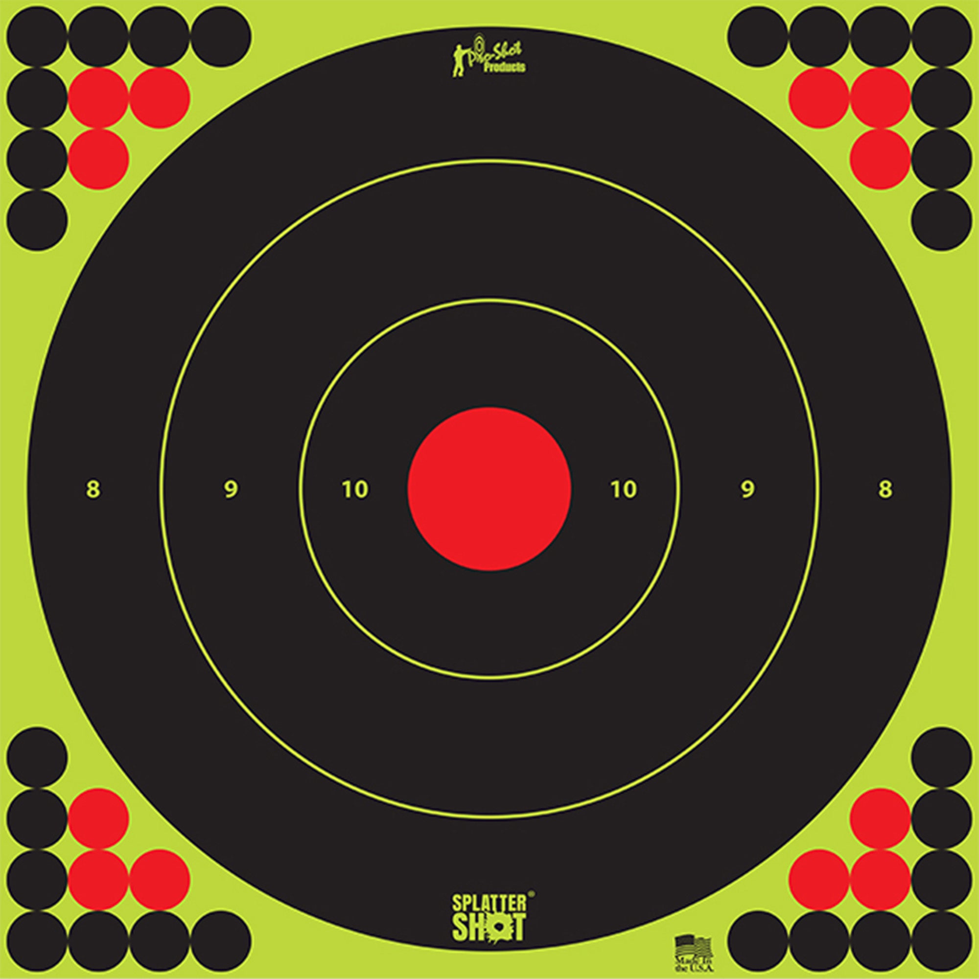 Pro-Shot Products Long Range Splatter Shot Target 17.25 Inch Bullseye 5-Pack