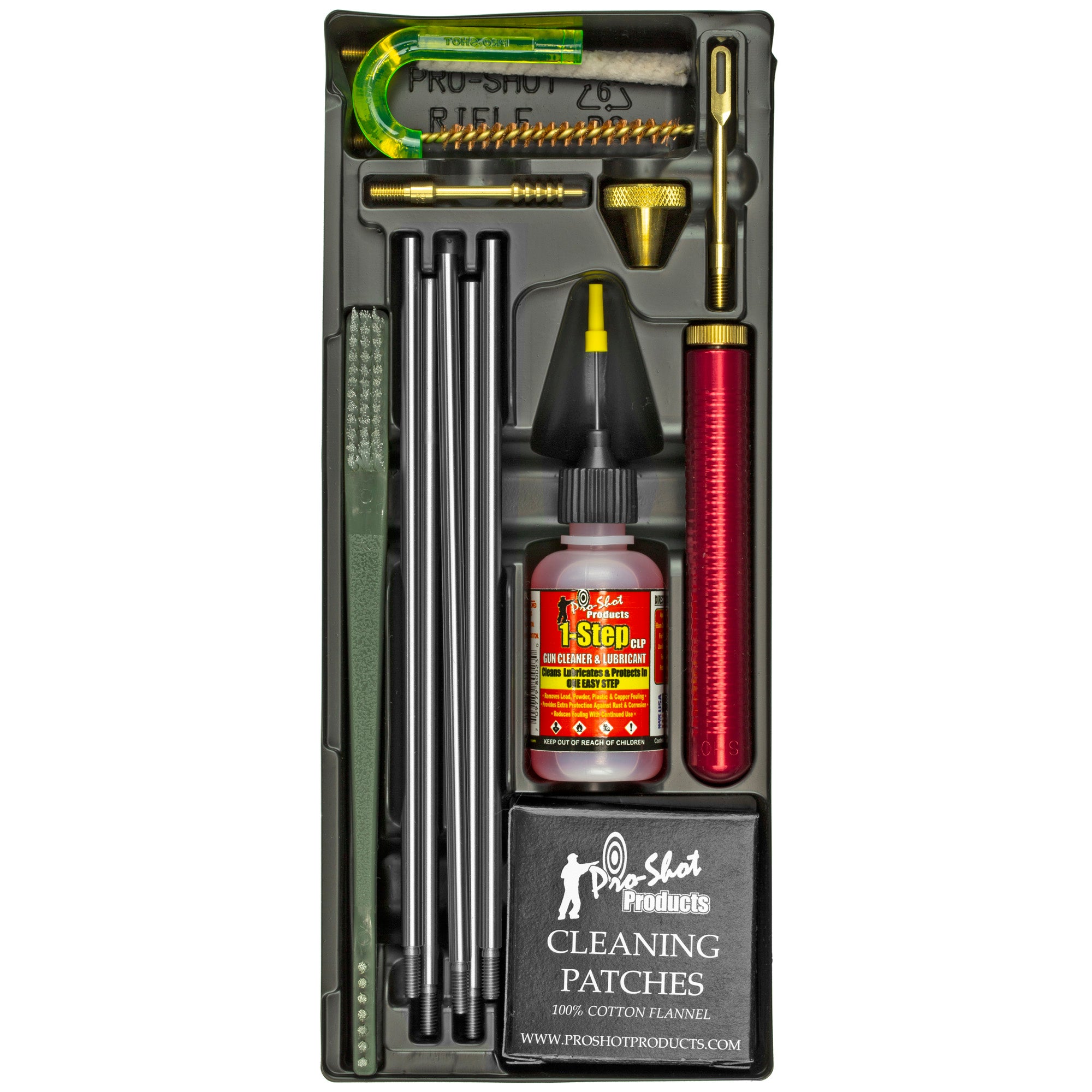 Pro-Shot Products Classic Box Kit for .22/.223 Firearms – Comprehensive Cleaning Solution
