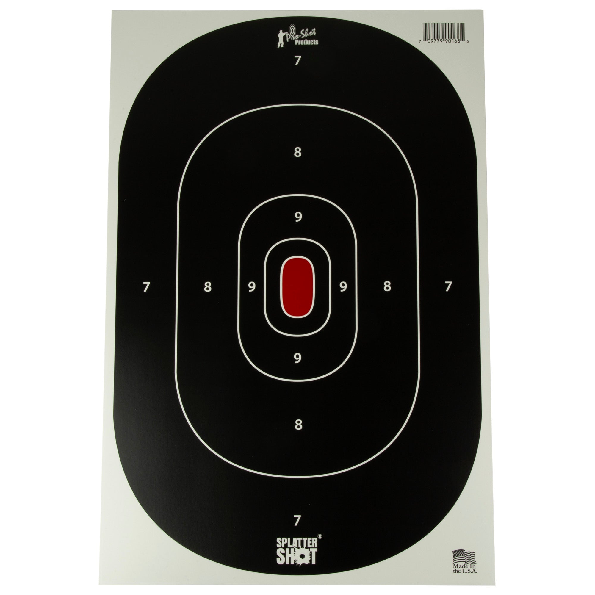 Pro-Shot Products Splatter Shot 12x18 Silver Silhouette Wall Art – Pack of 8