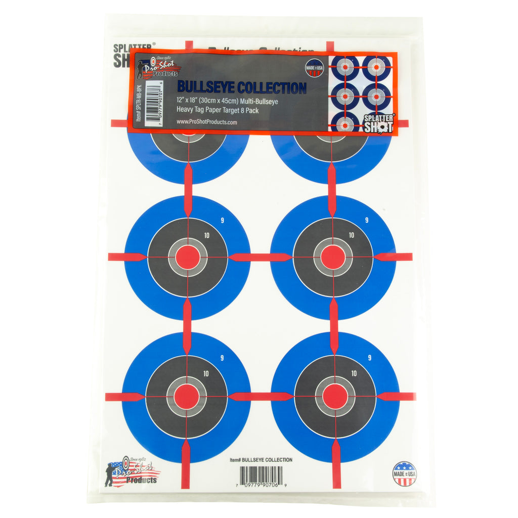 Pro-Shot Products Splatter Shot 12x18 Canvas Panels - Pack of 8