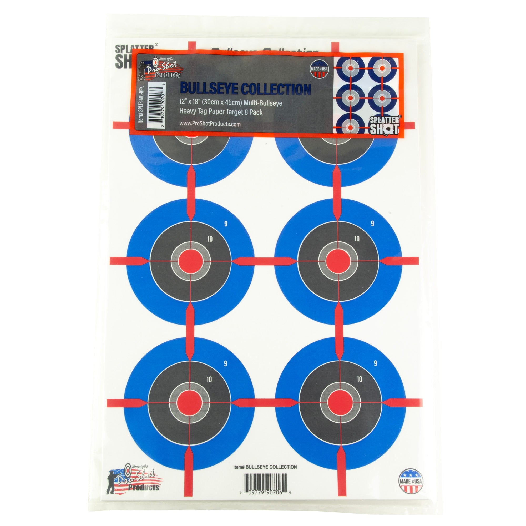 Pro-Shot Products Splatter Shot 12x18 Canvas Panels - Pack of 8
