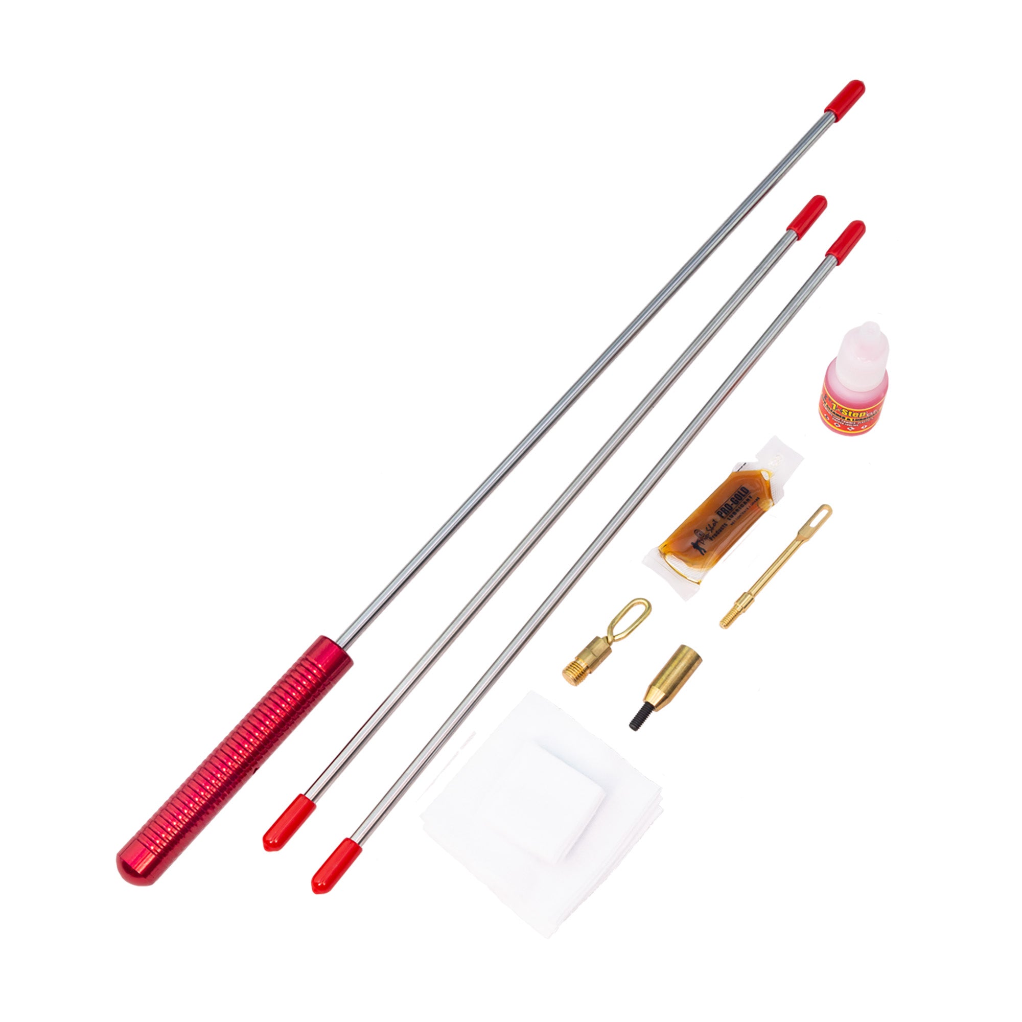 Pro-Shot Products Universal Firearms Cleaning Kit - 22 Caliber Plus, 36-inch Rod, 3-Piece Set