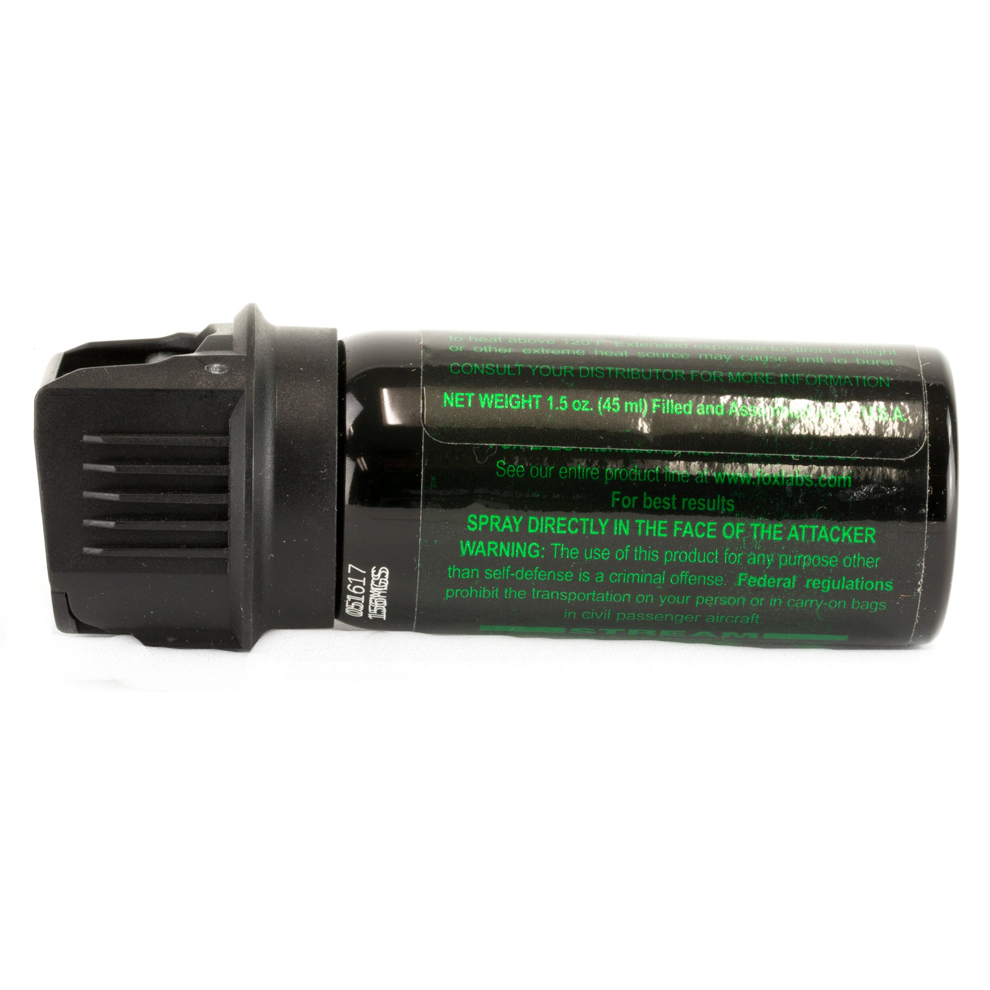 PS Products Mean Green OC Spray 1.5 oz Aerosol Can for Personal Safety