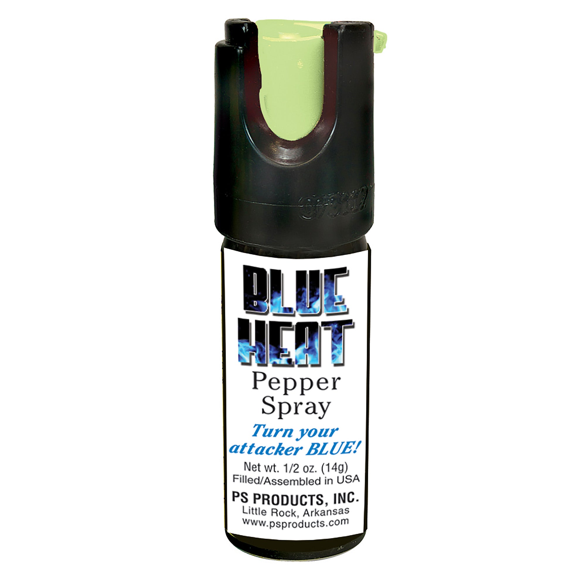 PS Products Blue Heat Pepper Spray .5 oz Keychain Self-Defense Spray