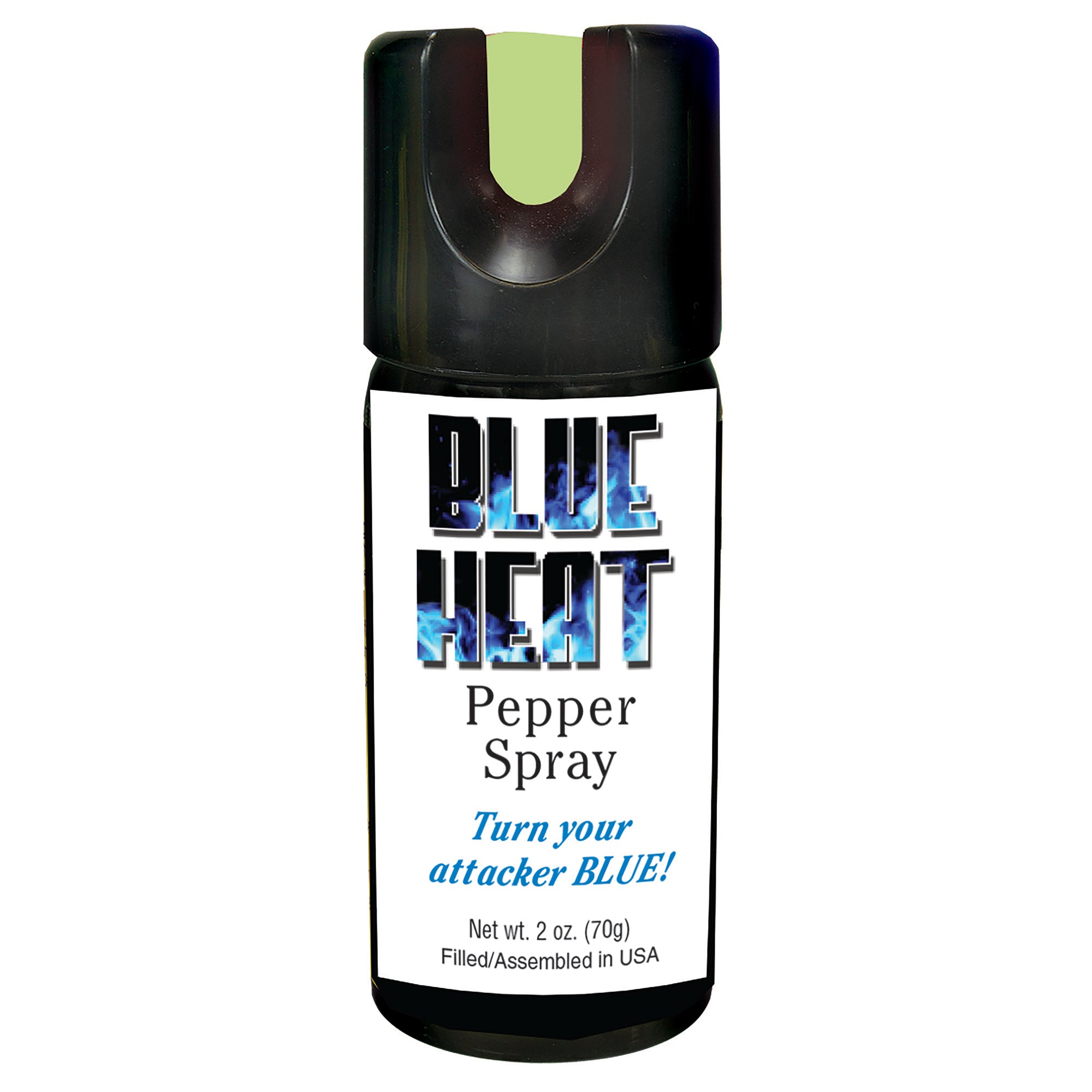 PS Products Blue Heat Pepper Spray 2oz Keychain Defense Tool